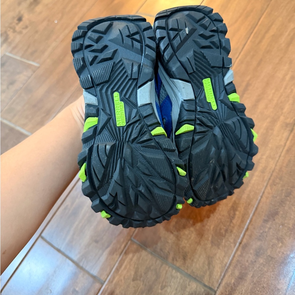 Merrell Kids Blue and Green Velcro Sneakers - Picture 5 of 5